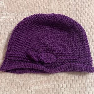 Homemade crochet hat